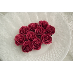 Шпалерная Роза  3,5 см Цвет Светло-бордовый/темно-красный