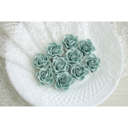Шпалерная Роза  3,5 см Цвет Светлый пыльно-бирюзовый
