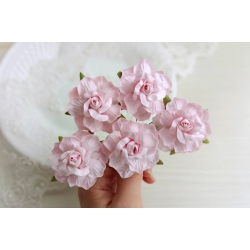 Роза чайная ≈ 4,8 см Цвет Нежно-розовый